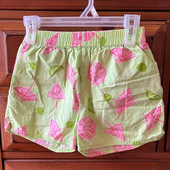 Lilly Pulitzer Other - Lily Pulitzer green and pink Girls shorts, size 5.